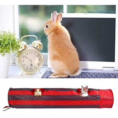 Fabater Cat Tunnel, Small Animal Tube Toy Pet Tunnel, Collapsible Tunnel Tube Collapsible Pet Tunnel for Home for Pets Fabater Cat Tunnel, Small Animal Tube Toy Pet Tunnel, Collapsible Tunnel Tube Collapsible Pet Tunnel for Home for Pets