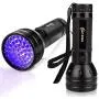 ESCO LITE 2 Pack UV Flashlight Black Light, 51 LED 395nm Ultraviolet Blacklight Detector for Dry Pet Urine and Bed Bug, Matching with Pet Odor Eliminator ESCO LITE 2 Pack UV Flashlight Black Light, 51 LED 395nm Ultraviolet Blacklight Detector for Dry Pet Urine and Bed Bug, Matching with Pet Odor Eliminator