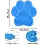 ZUDZUW 2PCS Pet Lick Mat, Peanut Butter Lick Pad, Dogs Cats Slow Feeder Distraction Device Makes Shower Easy and Funny & Anxiety Relief IQ Treat Mat Silicone Dog Cat Lick Mat