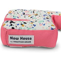 Now House for Pets by Jonathan Adler Canvas Terrazzo Giraffe Chew Toy