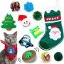 AWOOF Cat Christmas Toys, Christmas Stocking Cat Toy Gift Set 12Pcs Cat Toys Set for Kitten with Pet Cat Christmas Bandana AWOOF Cat Christmas Toys, Christmas Stocking Cat Toy Gift Set 12Pcs Cat Toys Set for Kitten with Pet Cat Christmas Bandana