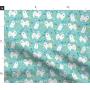 Spoonflower Fabric - Japanese Spitz Dogs Toys Bones Breeds Toy Bone Pet Portrait Printed on Performance Piqué Fabric by The Yard - Performance Athletic Apparel Fashion