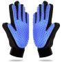 Nado Care Pet Grooming Gloves - Dog, Cat Bathing Scrubber Gloves - Pet Hair Remover Gloves - Deshedding, Massage for Cats, Dogs, Rabbit and Small Pets