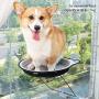 Wallfire Cat Bed Window Suction Cup Hanging Nest, Pet Cat Hammock, Saving Hanging Nest Resting Seat Pet House Windowsill Hammock (Grey)