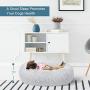 MIXJOY Calming Dog Bed for Small Medium Large Dogs, Faux Fur Donut Cat Puppy Bed, Self Warming Indoor Sleeping Pet Bed, Washable Anti-Anxiety Dog Cushion Multiple Color
