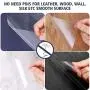 OIFIO Cat Sofa Protector, Furniture Tape For Cats,8 Pack Clear Large Size 17.8''L 12''W Cat Scratch Protector, Cat Scratch Deterrent Tape, Cover to Protect Sofa, Door, Wall,Mattress, Seat, Residue Free.