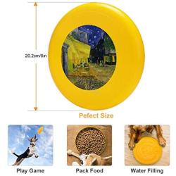 Pet Frisbee Flying Disc Dog Toy - Multifunction 1 Cafe Terrace Arles Vincent Van Gogh