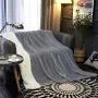 VIVILINEN Sherpa Fleece Throw Blanket Twin Size Stripe Flannel Fleece Blanket Super Soft Plush Fluffy Lap Blankets for Couch Sofa Bed Nap Blanket (Grey, 60'' x 80'') VIVILINEN Sherpa Fleece Throw Blanket Twin Size Stripe Flannel Fleece Blanket Super Soft Plush Fluffy Lap Blankets for Couch Sofa Bed Nap Blanket (Grey, 60'' x 80'')