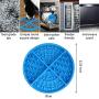 ZOLEN Dog Lick Mat, Dog Slow Feeder,Pet Calming Mat Anxiety Relief Dog Cat Training Licking Mat Perfect for Food,Dog Slow Food Bowl