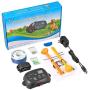 XFOX Electric Dog Fence Outdoor Underground Wire Pet Containment System with Waterproof and Rechargeable Training Collar for Yard