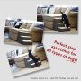 Majestic Pet Portable Pet Stairs | Soft Sherpa Foam Feeling Step | Steps for Dogs & Cats | Puppy & Kitty Ramp | Perfect for Bed & Sofa