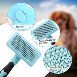 UmaUbaby Pet Grooming Brush, Shedding Tools for Dogs Cats with Short to Long Hair, Pet Deshedding Tool with Removes Mats, Tangles, Loose Hair and Undercoat Treatment