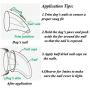JOYJULY 100pcs Dog Nail Caps Soft Claw Covers Nail Caps for Pet Dog Pup Puppy Paws Home Kit, 5 Random, with Glue, Tips and Instruction