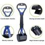 LEADALLWAY Dog Pooper Scooper with 17.7in Long Handle-Perfect Without Smelling and Tuching