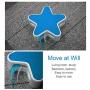 NightyNine Cat Feather Toys Rotating Interactive Cat Toy Box, Intelligent Timing 360° Automatic Rotating Five Pointed Star Toy Box for Cats Fun Training Hunting Catching
