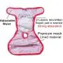 JoyDaog Dog Diapers for Female Small Dogs with Detachable Diaper Pad,(3 Pack) Reusable Premium Puppy Belly XS