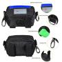 Pet Industries Dog Poop Bag Holder Dispenser, Heavy-Duty Waterproof Material, Reflective Strip, Zippered Pouch & Carabiner Clip for Easy Carry and Velcro Leash Attachment Strap