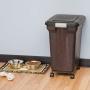 IRIS Premium Airtight Pet Food Storage Container, Smoke