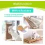 Pet Soft Cat Scratcher Cardboard - Corrugated Cat Scratching Pad Non-Slip Cat Lounge Scratcher, Kitty Scratcher for Furniture Protector with Catnip 2pack