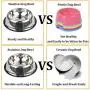 LEHOSEK Set of 2 Stainless Steel Dog Bowl with Rubber Base, Pets Feeding Bowl and Water Bowl for Dogs and Cats LEHOSEK Set of 2 Stainless Steel Dog Bowl with Rubber Base, Pets Feeding Bowl and Water Bowl for Dogs and Cats
