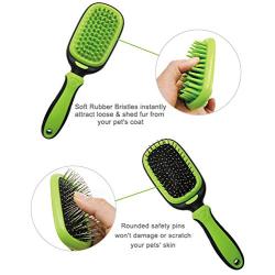 PetHaven Dog Brush & Cat Brush 6 in 1 Pet Grooming Kit Shedding De-matting Slicker Comb For Undercoat Long Short Haired Small Medium Large-Pet Hair Remover Dog Accessories & Dog Nail Trimmer