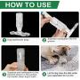 MANNUOSI Dog Chew Toys for Dogs Dental Care Brushing Stick Natural Rubber Bite Resistant Chew Toys