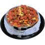 Set of 2 Etched Food Grade Stainless Steel Dog Bowls - 32oz Dry Weight - Dishwasher Safe - Bacteria & Rust Resistant - Non-Skid No-Tip Natural Rubber Base - Odor Free Alternative to Plastic