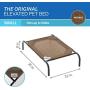 Coolaroo Elevated Pet Bed Small Nutmeg