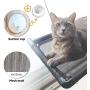 12 STAIR -cat Window Perch, cat Window Bed, cat Hammock, cat Window Perch for Large cat Window seat, cat Exercise, cat Window Perch for Holds Two Large Cats Safe,Window Shelf for Indoor