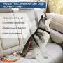 AUTOWT Dog Seat Belt, Upgrade 2 in 1 Latch Bar Attachment Dog Car Seatbelt Metal Buckle Elastic Bungee Buffer Reflective Nylon Belt Tether Connect to Dog Harness for Pet Safety AUTOWT Dog Seat Belt, Upgrade 2 in 1 Latch Bar Attachment Dog Car Seatbelt Metal Buckle Elastic Bungee Buffer Reflective Nylon Belt Tether Connect to Dog Harness for Pet Safety