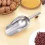 POPETPOP Dog Food Scoop Stainless Steel Pet Food Shovel Practical Durable Pet Feeding Spoon Pet Food Feeding Accessories for Home Pet Food