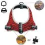 Muttitude No-Pull Training Dog Harness - Front Clip Dog Harness – Brown, Red, Orange, and Black Dog Harness for Dogs 10 to 55 Lbs