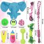 Yipetor Puppy Toys,10 PACK Small Dog Chew Toys, Lovely Squeaky Plush Elephant, Tennis Ball, Rubber Rope Combination Toy Set,Durable Puppy Teething Toys, Pomeranian, Corgi, Poodle, German Shepherd Toys