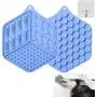 Jubyuan Lick Mat for Dogs,Dog Slow Dispensing Treater ,Dog Peanut Butter Lick Pad with Super Suction to Wall,Pet Lick Mat for Pet Bathing, Grooming, and Dog Training,Blue Jubyuan Lick Mat for Dogs,Dog Slow Dispensing Treater ,Dog Peanut Butter Lick Pad with Super Suction to Wall,Pet Lick Mat for Pet Bathing, Grooming, and Dog Training,Blue