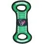 NFL Football Field DOG TOY with Squeaker. - HOUSTON TEXANS - For Tug, Toss, and Fetch. - Tough & Durable PET TOY