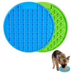 genrics Lick Mat for Dogs, Dog Lick Mat for Pet Bathing, Grooming, and Promote Health & Fun Pet Feeder Licking Mat -2 Pack