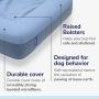 Casper Dog Bed, Plush Memory Foam, Medium, Blue