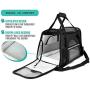 PetAmi Premium Airline Approved Soft-Sided Pet Travel Carrier | Ventilated, Comfortable Design with Safety Features | Ideal for Small to Medium Sized Cats, Dogs, and Pets