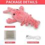 Efoee Cat Toy, Electric Moving Plush Lobster Cat Toys, Motion Kitten Catnip Toys, Interactive Cat Toys for Indoor Cats, Pet Toys for Cats Exercise