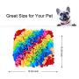 Snuffle Mat for Dogs - Nosework Blanket Feeding Mat for Small Dogs，Dog Activity Digging Toy Sniffle Mat Machine Washable, Great for Stress Release