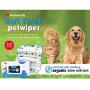 Honbeanify Dog Wipes Dog Eye Wipes Pet Wipes for Dogs & Cats Puppy Wipes Hypoallergenic 86'' Deodorizing Grooming Pet Wipes for Paws, Body and Butt （320 Counts