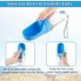 Kytely Dog Water Bottle, Portable Pet Water Bottle with Drinking Bowl, Leak Proof Dog Water Dispenser, Lightweight Puppy Travel Kettle, Drinking Feeder Bowl for Pets Outdoor, Walking, Traveling