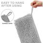 Dociote Dog Towel Ultra Absorbent Super Shammy with Hand Pockets, Quick Dry Soft Microfiber Chenille Material Pet Bath Towels for Large, Medium, Small Dogs and Cats - Durable 33.5 x 23.5 inches