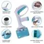 wcgfoever 2 in 1 Design Dog Poop Scooper with Bag Dispenser, Lightweight Sanitary Pet Waste Cleaner Outside, Pooper Pick Up Tool for Small Medium Dogs Cats
