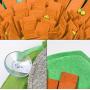 kathson Snuffle Mat for Dogs, Sniffing Dog Puzzle Toys Anti-Slip Slow Feeding Bowl Pets Maze Feed Game Encourages Natural Foraging Skills for Cats Dogs