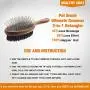 Premium Handmade Pet Double Sided Pin & Bristle Grooming Beechwood Brush for Dogs & Cats with Short or Long Hair, Effortlessly Remove Loose Hair Plus Stimulate Skin While Creating a Soft Coat Shine. Premium Handmade Pet Double Sided Pin & Bristle Grooming Beechwood Brush for Dogs & Cats with Short or Long Hair, Effortlessly Remove Loose Hair Plus Stimulate Skin While Creating a Soft Coat Shine.