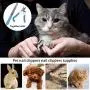 6pcs Cat Supplies Gift Packs , Fish Catnip Interactive Teaser Rainbow Wand String Keep Cat Busy,Grooming Glove - Gentle Deshedding Brush Glove - Efficient Pet Hair Remover Mitt Cat Toys for Kitten