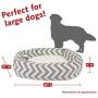 Majestic Pet Chevron Sherpa Bagel Bed