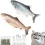 Electric Moving Fish Cat Toy, Flopping Kicker Realistic Fish Plush Simulation Wagging Cat Toy Catnip , Funny Interactive Pets Chew Bite Kick Supplies Fun Toy for Cat Kitten Kitty Exercise(2 Pack) Electric Moving Fish Cat Toy, Flopping Kicker Realistic Fish Plush Simulation Wagging Cat Toy Catnip , Funny Interactive Pets Chew Bite Kick Supplies Fun Toy for Cat Kitten Kitty Exercise(2 Pack)