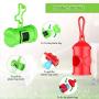 Frienda 3 Pieces Dog Waste Bags Dispenser with LED Light Leash Poop Waste Bag Holder Dispenser Dog Poop Waste Bags for Walking Running with Dog (3 Styles)